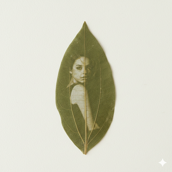 Laser-graviertes Sycamore-Blatt als individuelles Erinnerungsgeschenk